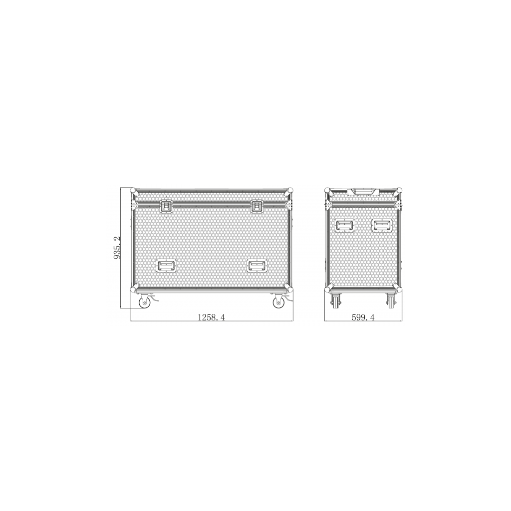 Prolights FCLPANEL3U Flightcase – bilde 3