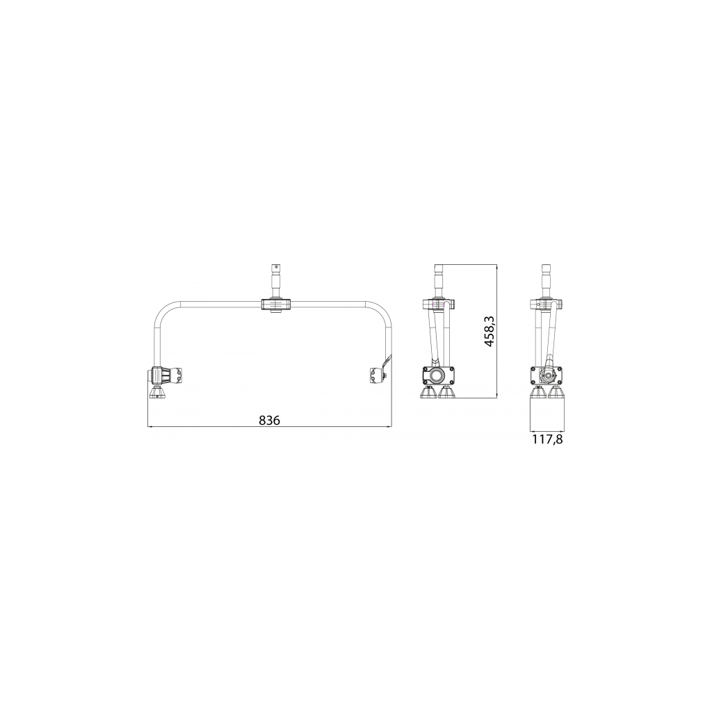 Prolights ECLPANELPOYO Pole yoke – bilde 2