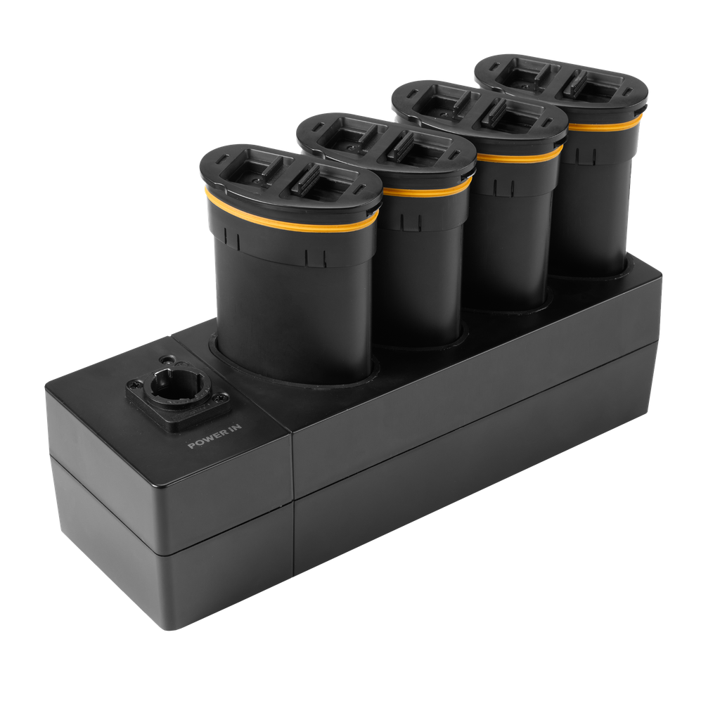 Astera QuikBrick – ladedokk for fire batterier – bilde 2