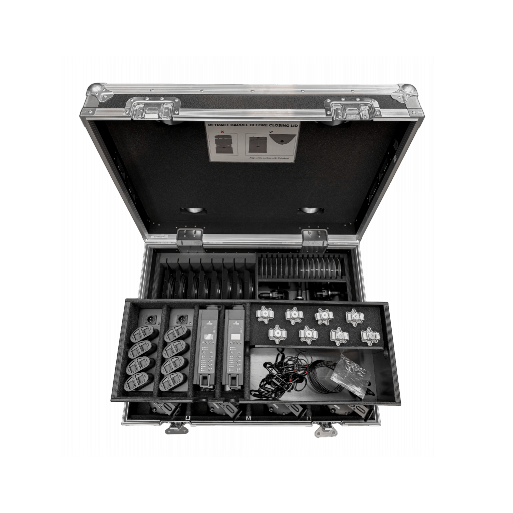 Astera QuikBeam – 8-pakning med flightcase – bilde 2