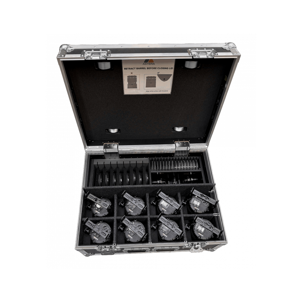 Astera QuikBeam – 8-pakning med flightcase – bilde 3