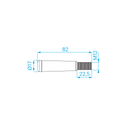 Prolyte CCS7-704 Spigot – M12 Gjenger – bilde 2