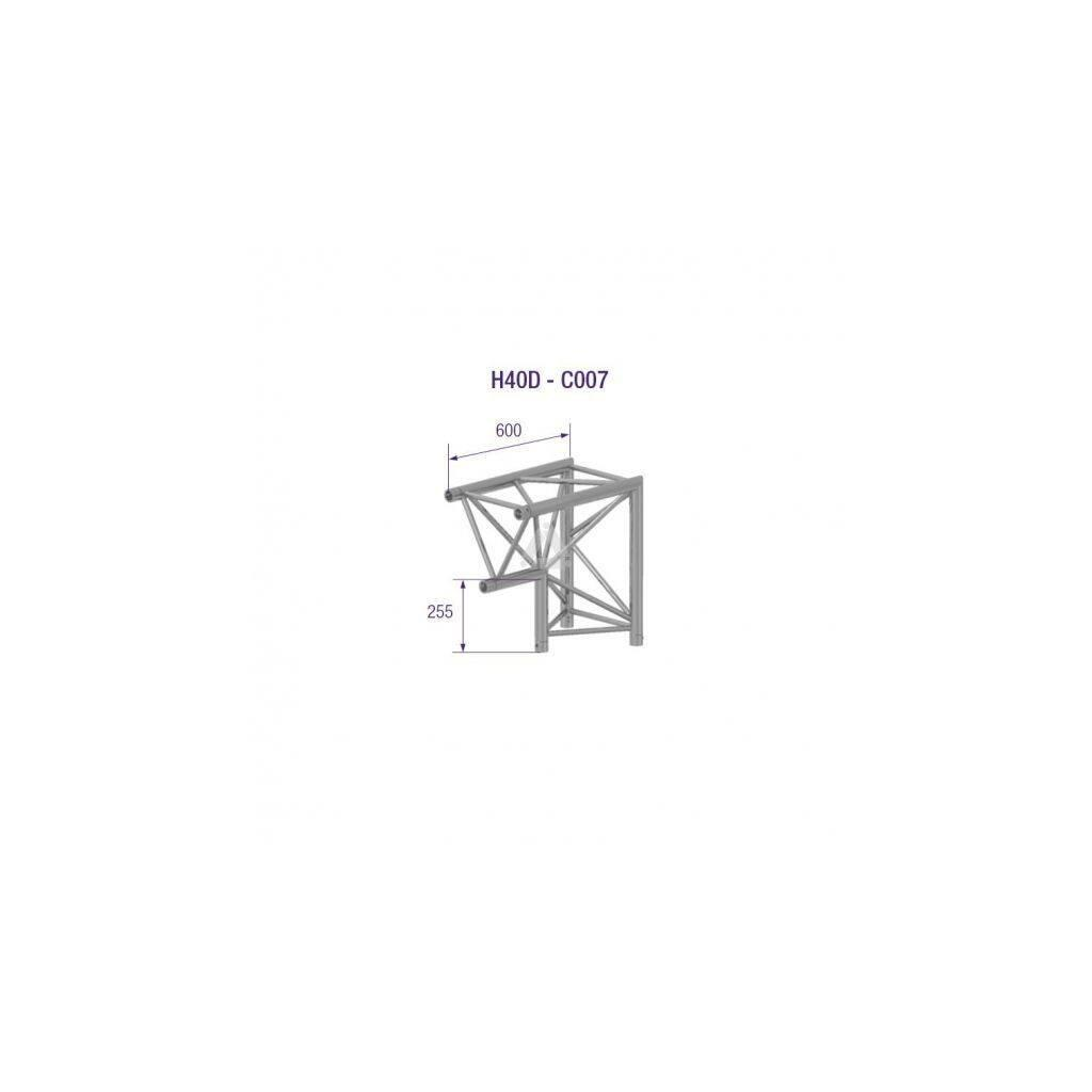 Prolyte H40D-C007 trekantet hjørne – 2-Veis 90° – bilde 2