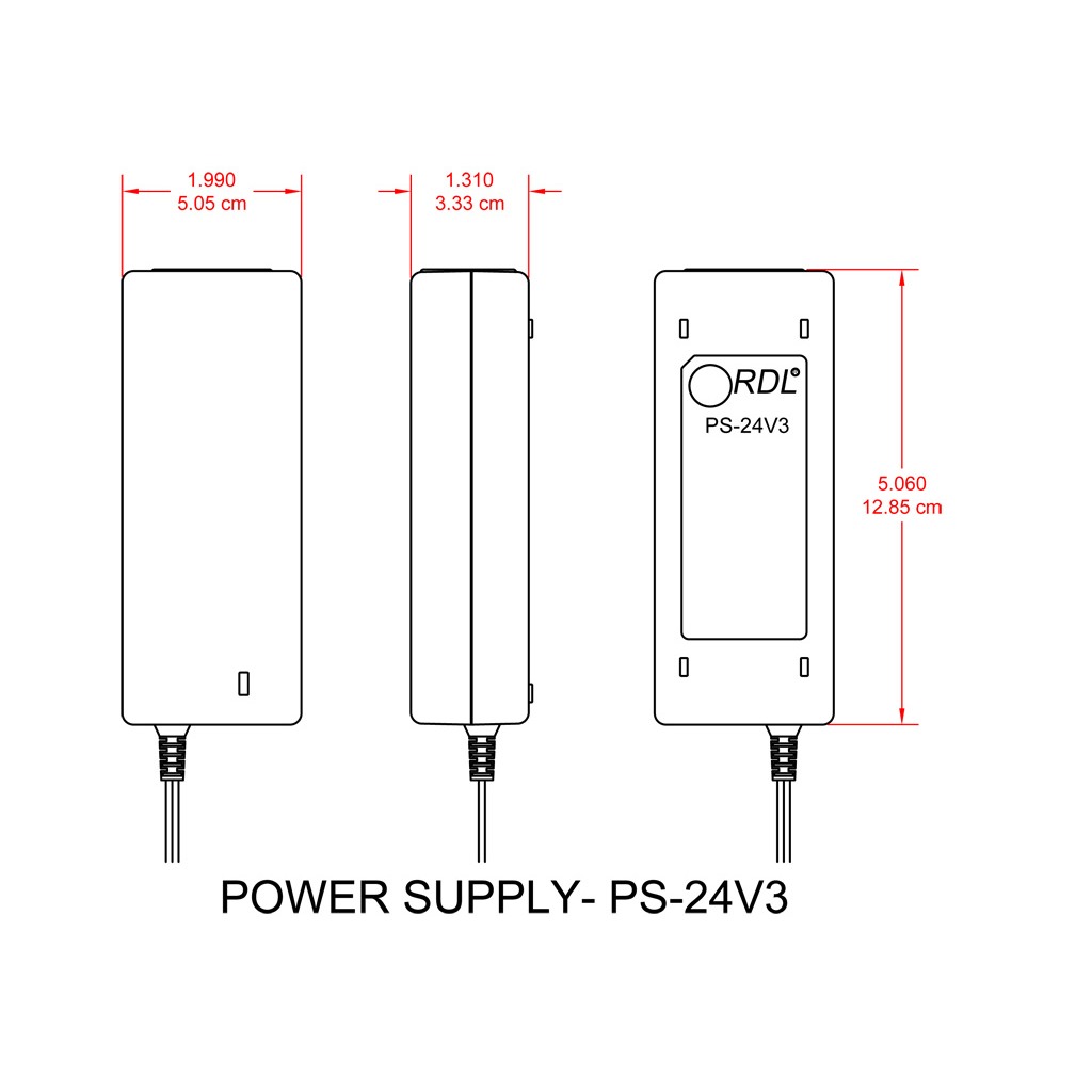 RDL PS-24V3 – strømforsyning – bilde 2