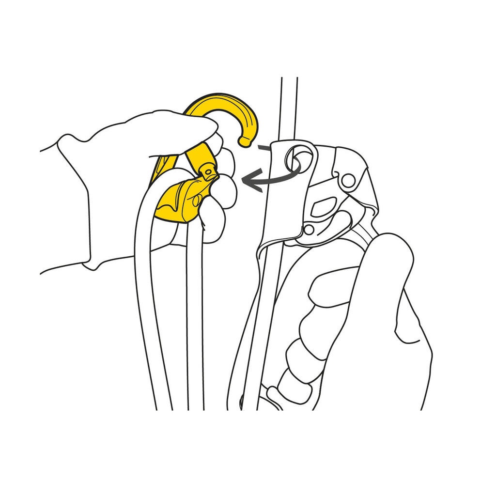 PETZL P75 TL Rollclip Z Karabinkrok – bilde 2