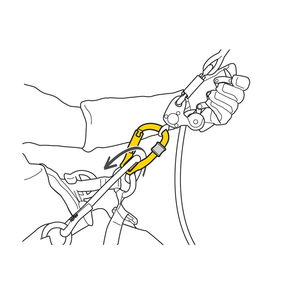 PETZL P75 SL Rollclip Z Karabinkrok – bilde 2