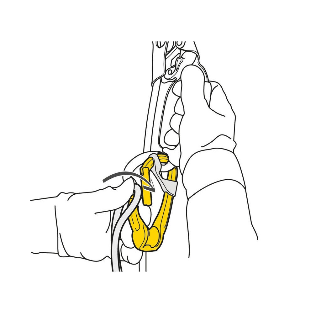 PETZL P74L Rollclip A Karabinkrok – bilde 2