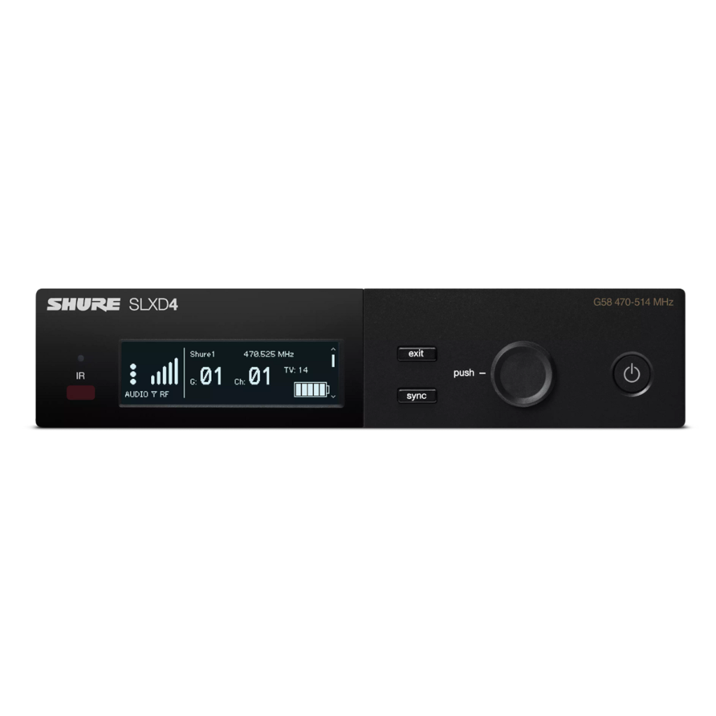 [SLXD4E=-S50] Shure SLXD Singel receiver 823-865MHz
