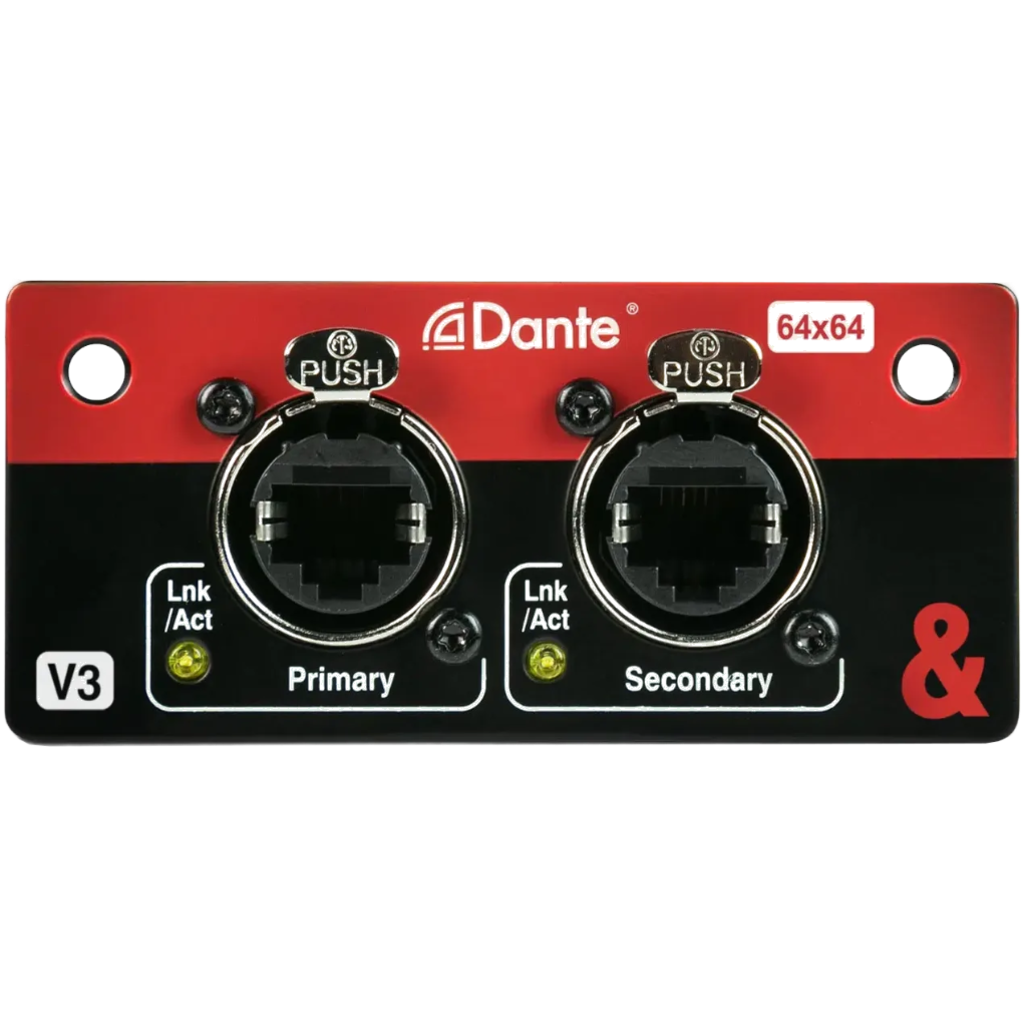 A&H Dante 64×64 I/O-kort for SQ