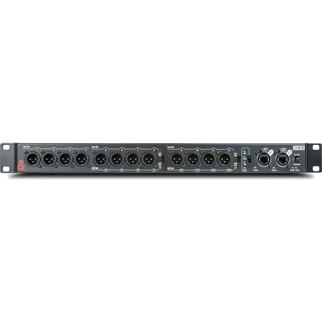 [DX012] A&H 12-kanals utgangs-expander med analog og AES