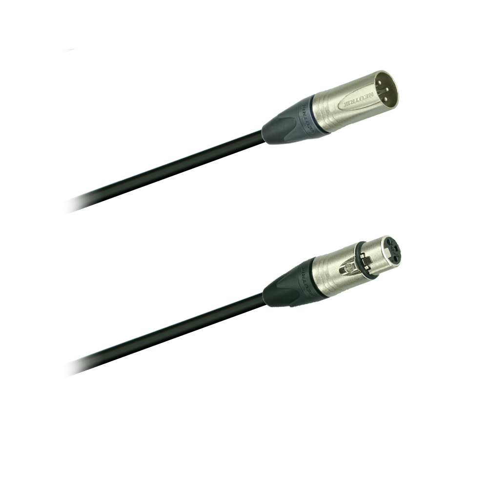 Dreitec 17800 Mikrofonkabel m/Blanke Neutrik plugger