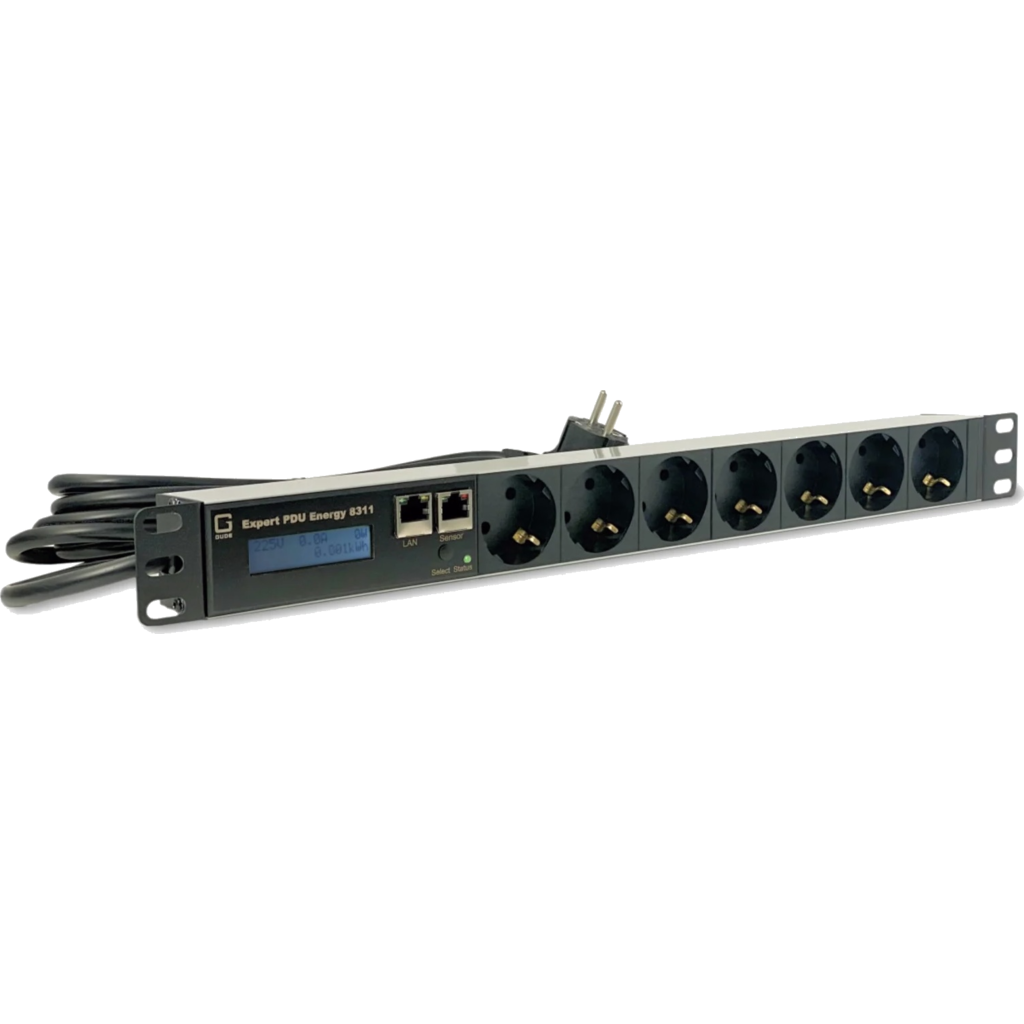 [GUD-83112] GUDE Expert PDU Energy 8311 – 7-veis PDU med energimåling (ikke switchbar)