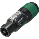 Neutrik NL4FXX-W-S-D – 4-polet speakON kabelkontakt, bulk 100stk