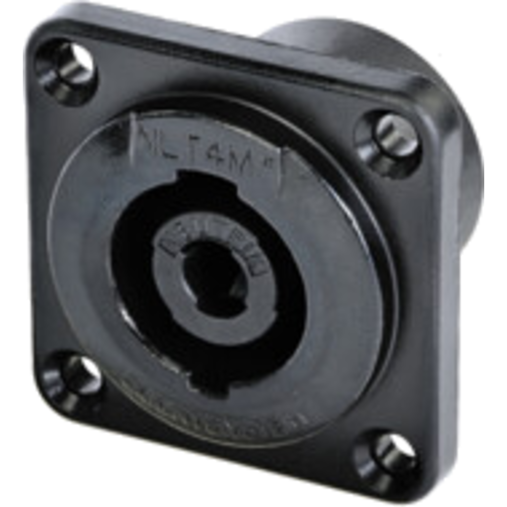 Neutrik NLT4MPXX-BAG – 4-polet speakON chassis­kontakt (hann)
