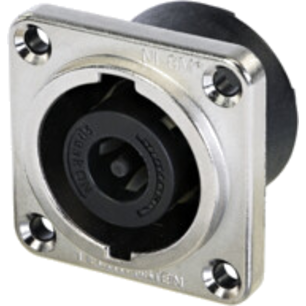 Neutrik NL8MPRXX 8-polet hann speakON chassis-kontakt med G-size metallhus