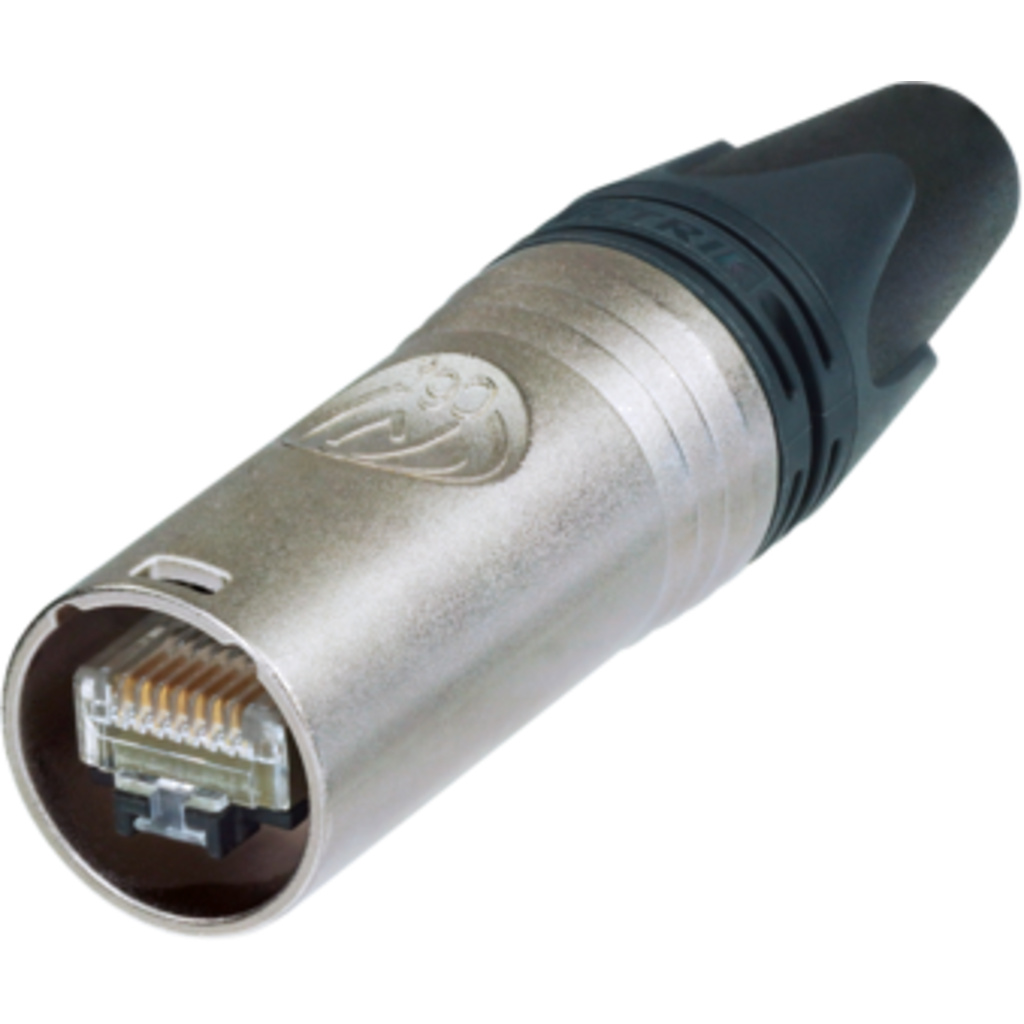 Neutrik NE8MX6 – etherCON® CAT6A med selvterminering (nikkel, IP65, PoE++ kompatibel) 