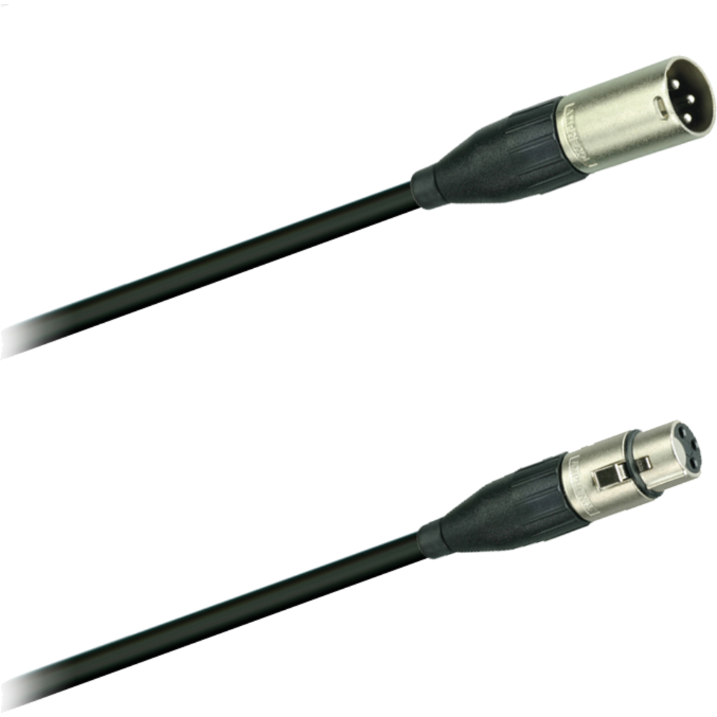 Dreitec Mikrofon- / Audio-kabel, Amphenol AC3M – Amphenol AC3F