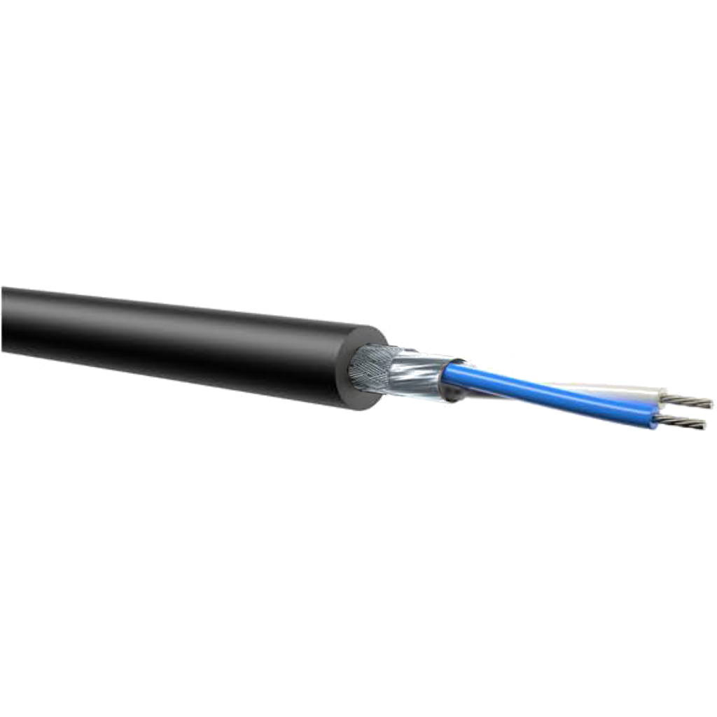 Dreitec 29600 – 110 Ohm digitalkabel (PUR), 2x0,22 mm² for profesjonell lyd og dataoverføring, 1m