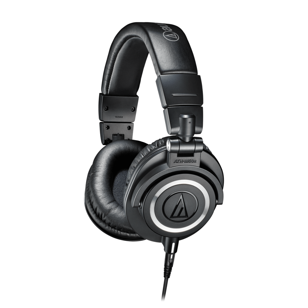 Audio-Technica ATH-M50x – profesjonelle studiohodetelefoner med ikonisk lyd og høy komfort