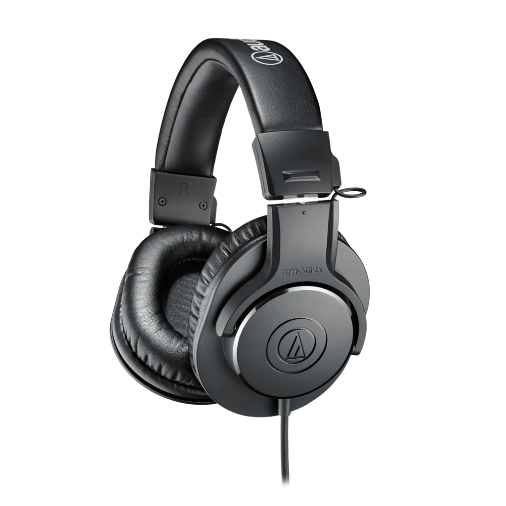 Audio-Technica ATH-M20x – profesjonelle monitorhodetelefoner for hjemmestudio, DJ og innspilling