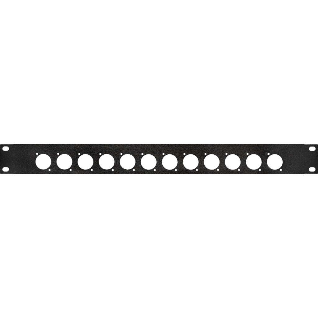 [9498] Dreitec 9498 – 19" hullpanel med 12 D-typ hull