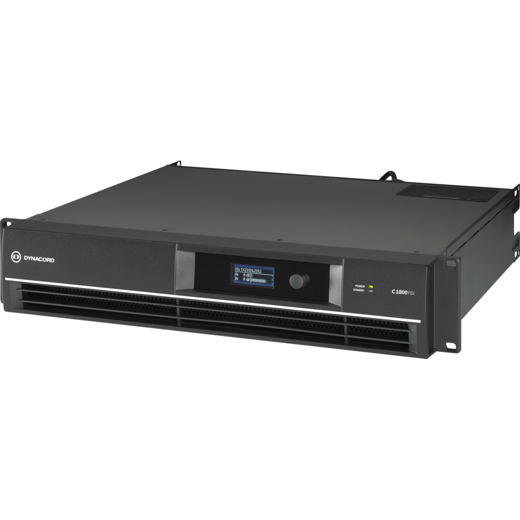 [F.01U.314.185] Dynacord C1800FDi – 2-kanals DSP forsterker 2 × 950 W for faste installasjoner