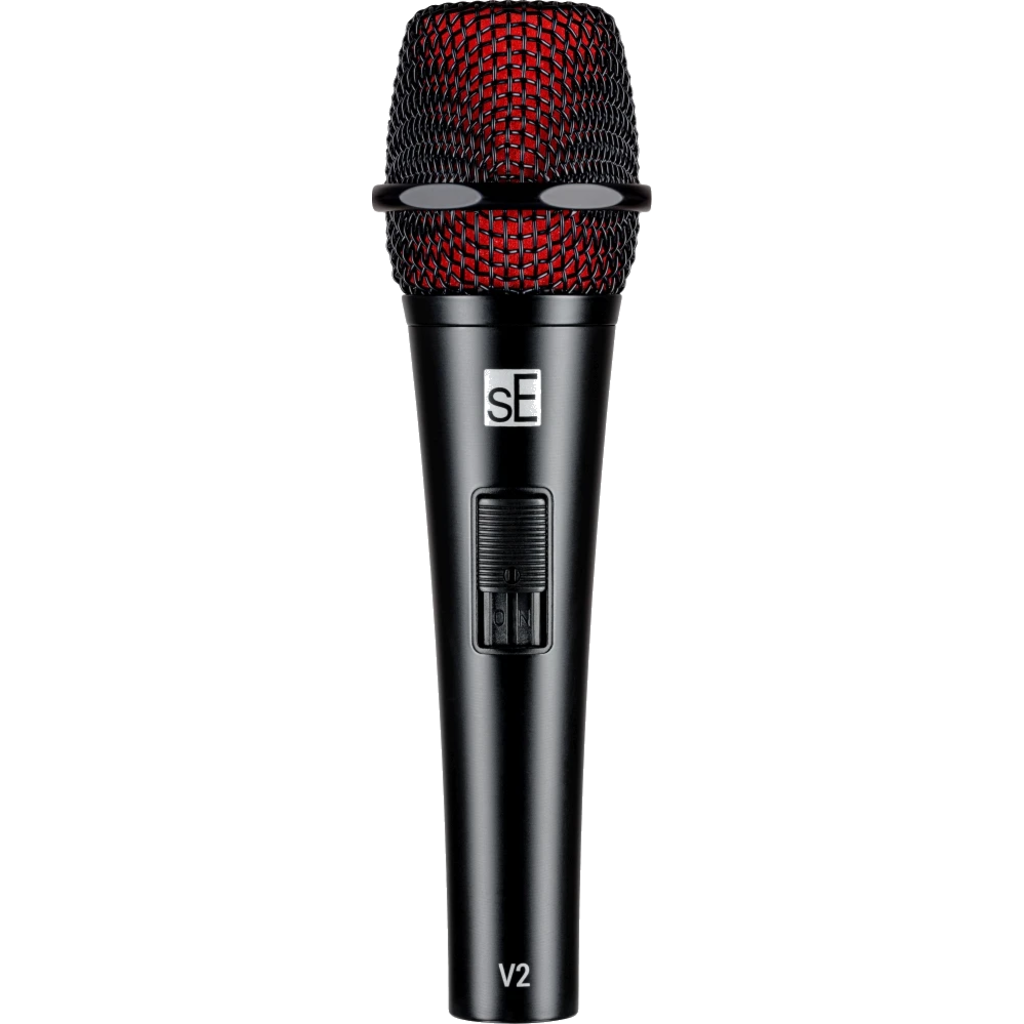 [V2-SWITCH] sE Electronics V2 SWITCH – Dynamisk mikrofon med av/på-bryter og fleksible kabelalternativer