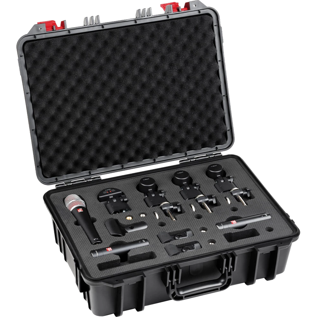 sE Electronics V PACK ARENA – Komplett profesjonelt trommemikrofonsett for scene og studio
