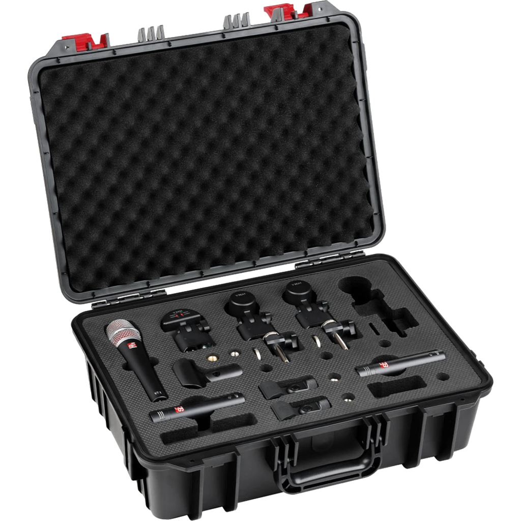 [V-PACK-CLUB] sE Electronics V PACK CLUB STANDARD – Trommemikrofonsett med V Series og sE7 kondensatormikrofoner