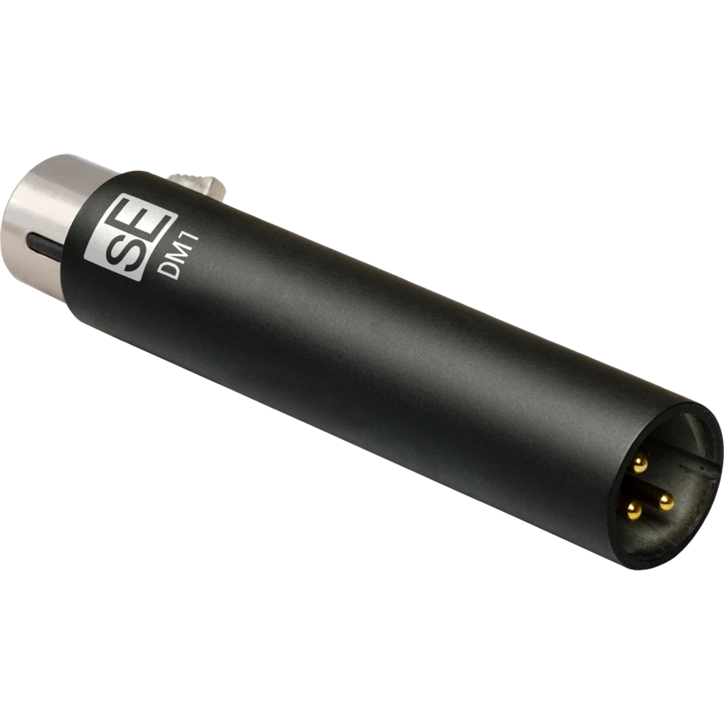 [DM1-BLACK] sE Electronics DM1 BLACK – Aktiv mikrofonforforsterker med +28 dB ren Class-A gain