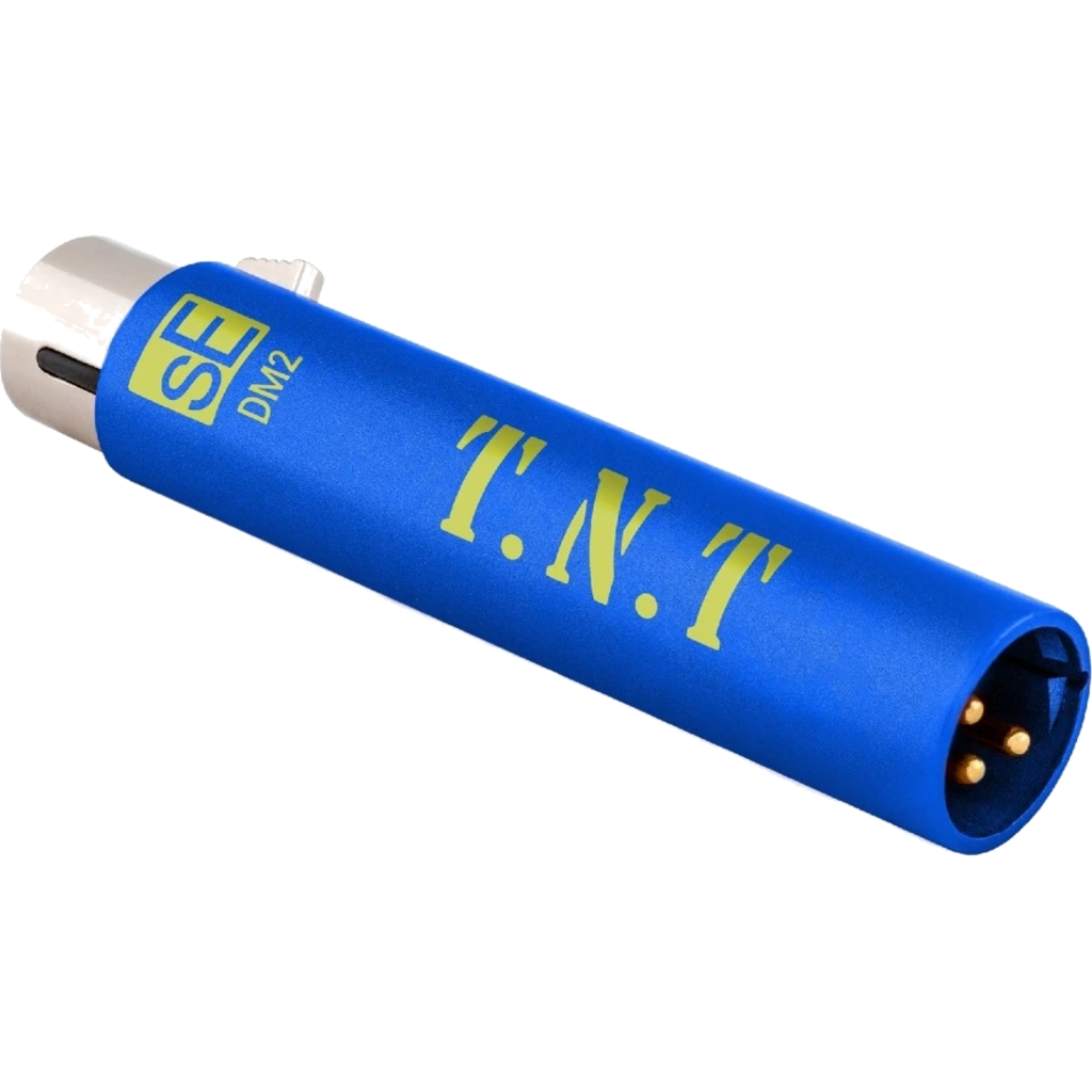 sE Electronics DM2 TNT – Aktiv mikrofonforsterker med justerbar gain og impedansvalg
