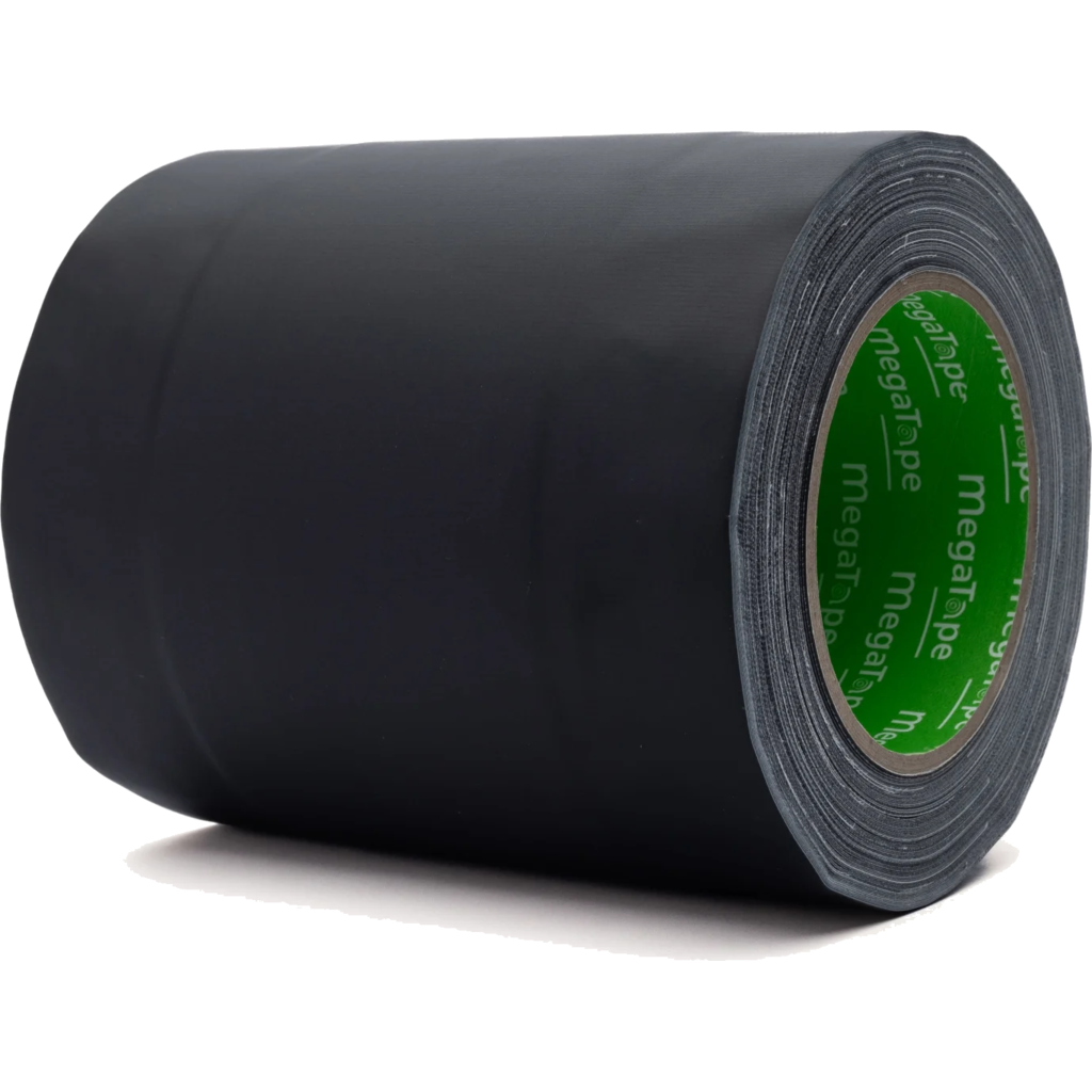 [UMK-10003725] Megatape 951 Tunnel Tape 150 mm × 25 m Matt Sort