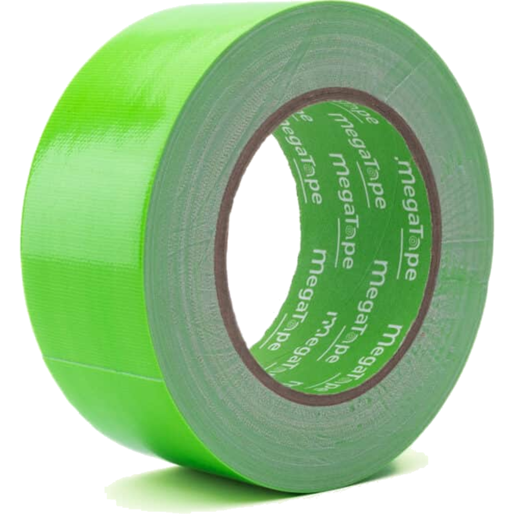 [UMK-10003172] Megatape UT70 Fluor gaffa tape – høy-synlig markeringstape i fluorescerende farger (Grønn, 19mm)