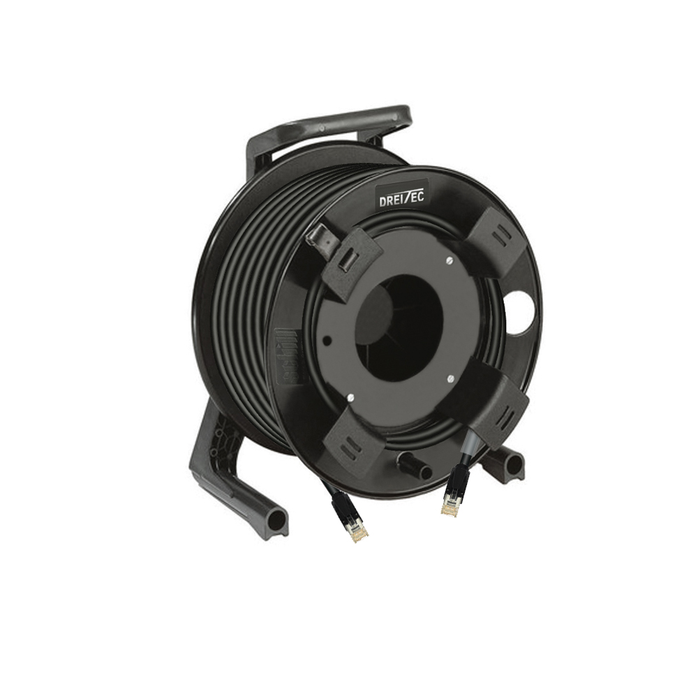 [88380-50] Dreitec Kabeltrommel med Cat 5e – Schill GT310, RJ45 til RJ45 (50m)