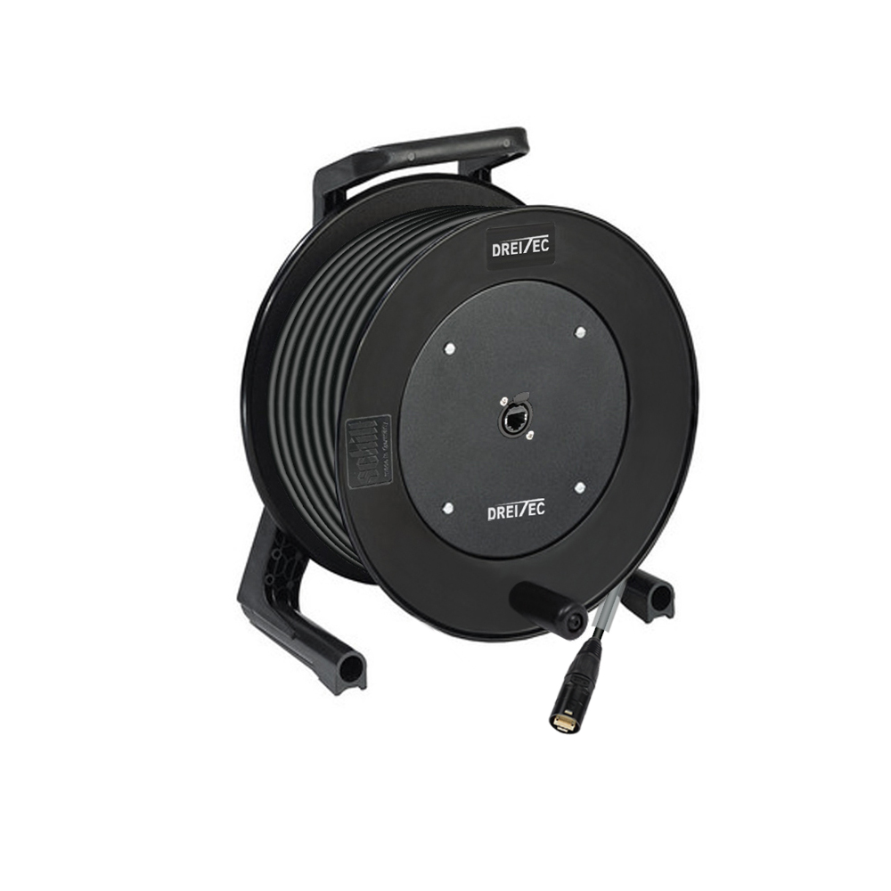 [88395-50] Dreitec Kabeltrommel med Cat 5e – Schill GT310, Neutrik etherCON til etherCON (50m)