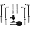 Earthworks DK7 Gen2 – 7-delt flaggskip trommemikrofonsystem med road case