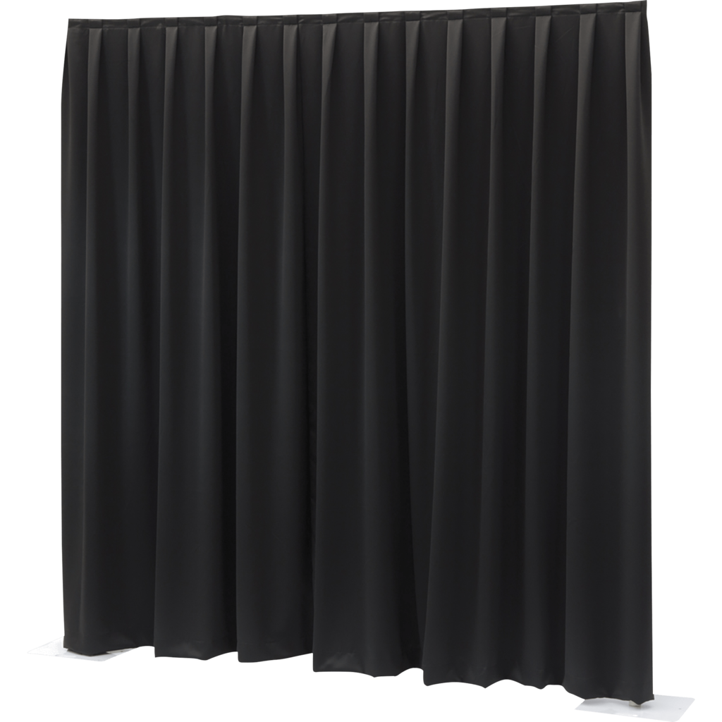 Wentex 330 × 300 cm P&D Curtain MCS 300 g/m² – flammehemmende moltongardin for Pipe & Drape-systemer