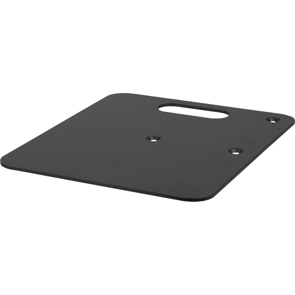 [89302] Wentex Base Plate – 600 × 600 mm stålfot for Pipe & Drape-systemer
