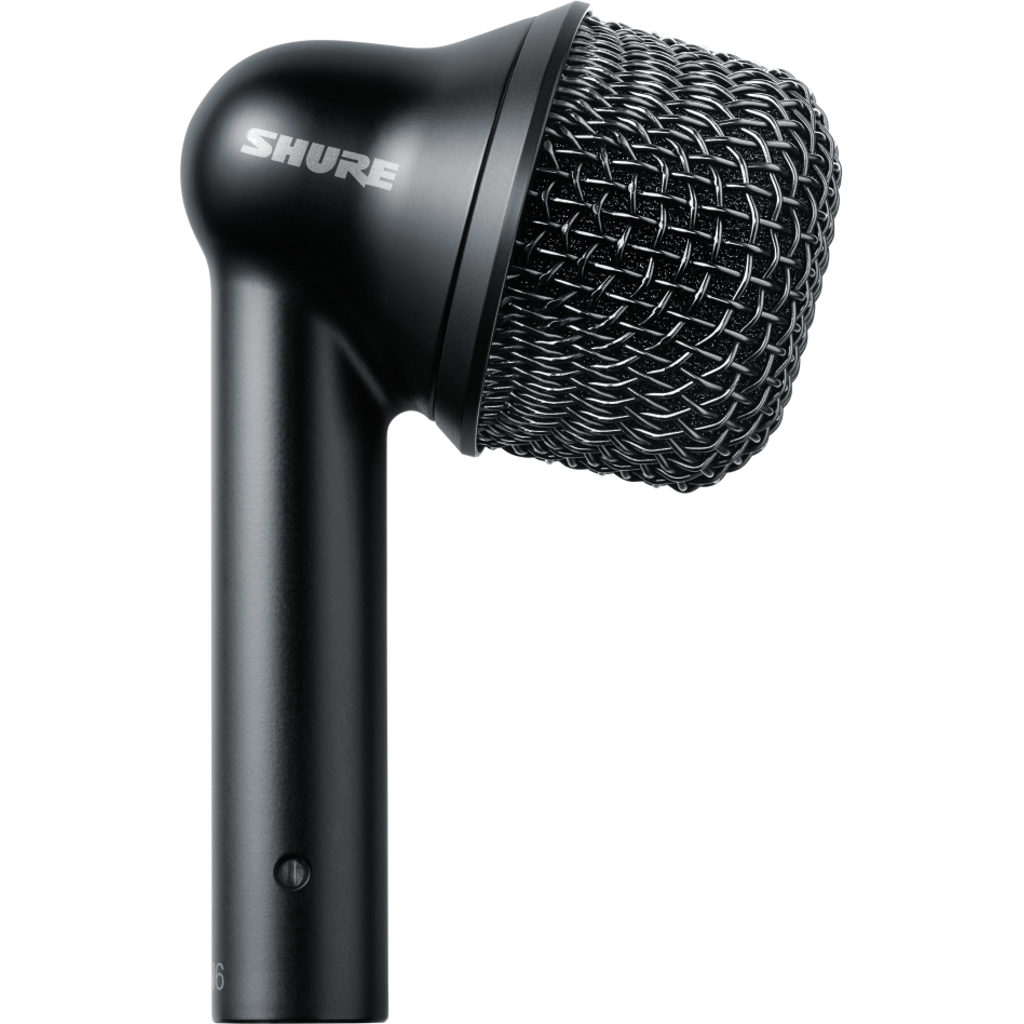 Shure Nexadyne 6 er en superkardioide dynamisk tom/snare-mikrofon med Revonic dual-engine teknologi