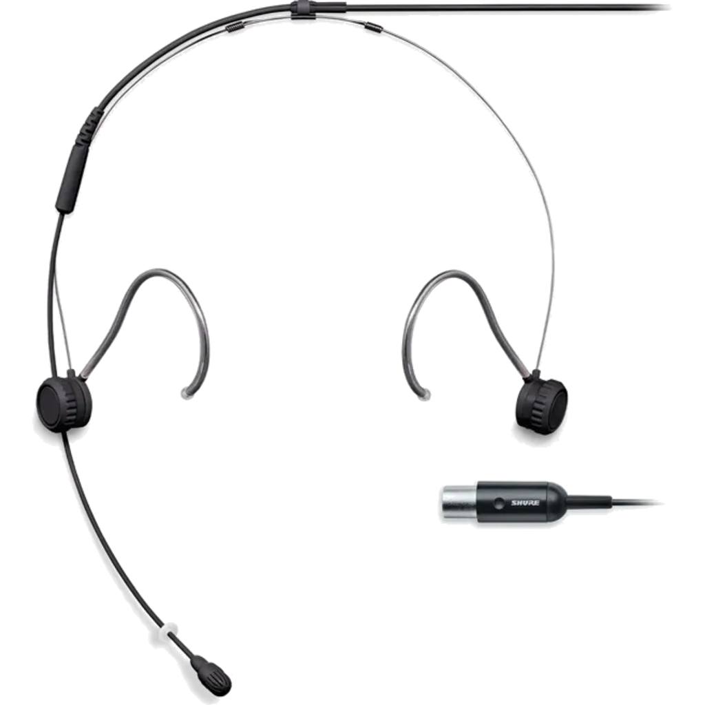 Shure TH53 er en subminiatyr headsetmikrofon i TwinPlex-serien med naturlig lydgjengivelse og fullt justerbart, ultralett hodebøyle-design