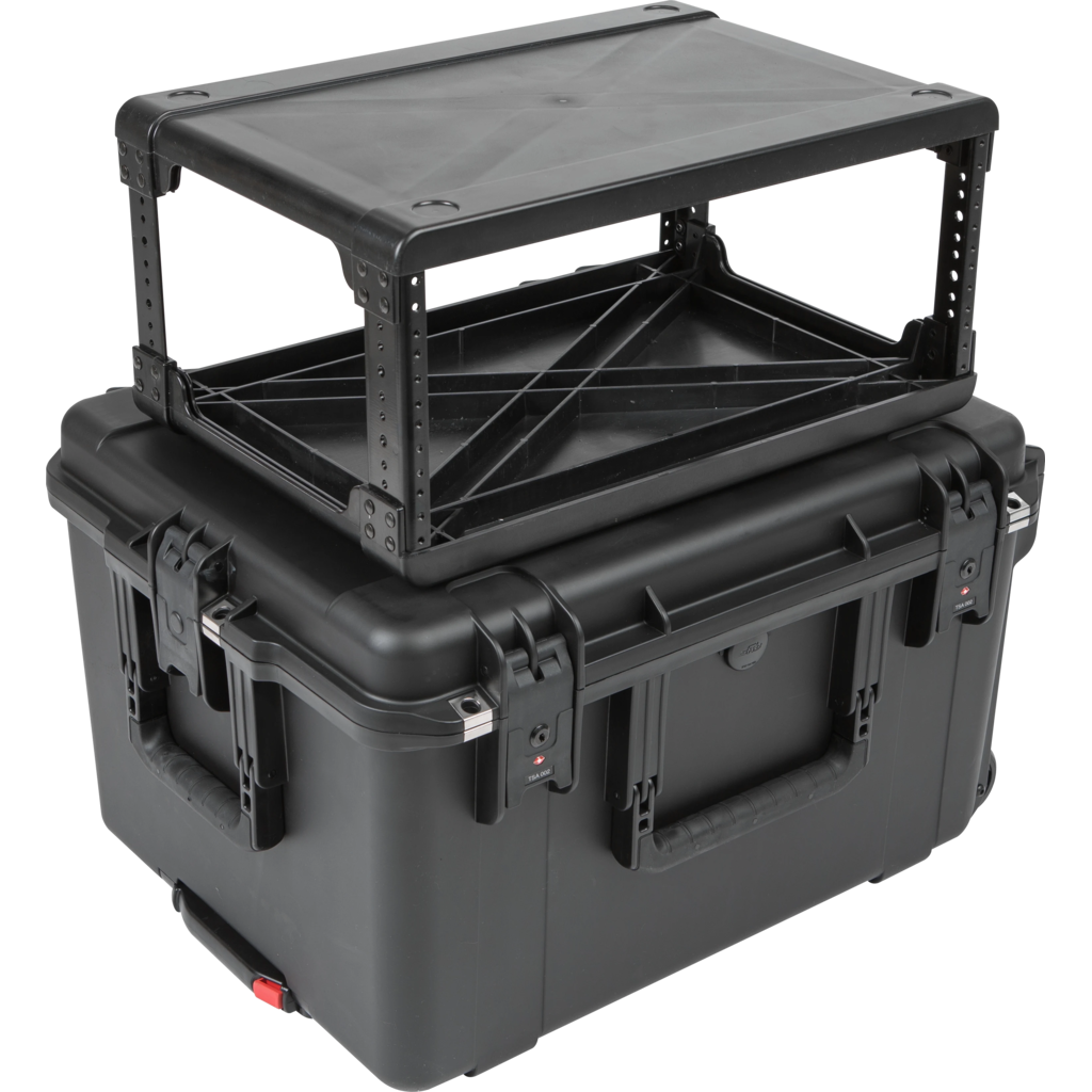 [1802124] SKB 3i-2217M124U Fly Rack er et 4U flygodkjent transport- og monteringsrack med avtakbar shock-ramme og 13” rackdybde