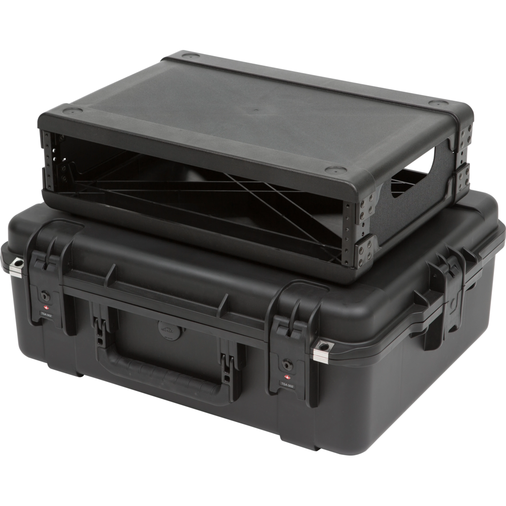 SKB 3i-2217M82U Fly Rack – 2U transportrack med avtakbar støtdempet ramme