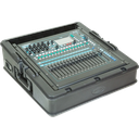 SKB 1SKB-R100 er et roto-støpt 10U toppmontert mikserrack med robust LMDPE-konstruksjon og fullt avtakbare dekkløsninger