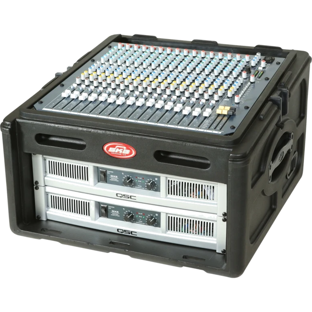 [SKB-R104] SKB 1SKB-R104 er et roto-støpt konsollrack med 10U toppseksjon og 4U frontmontering