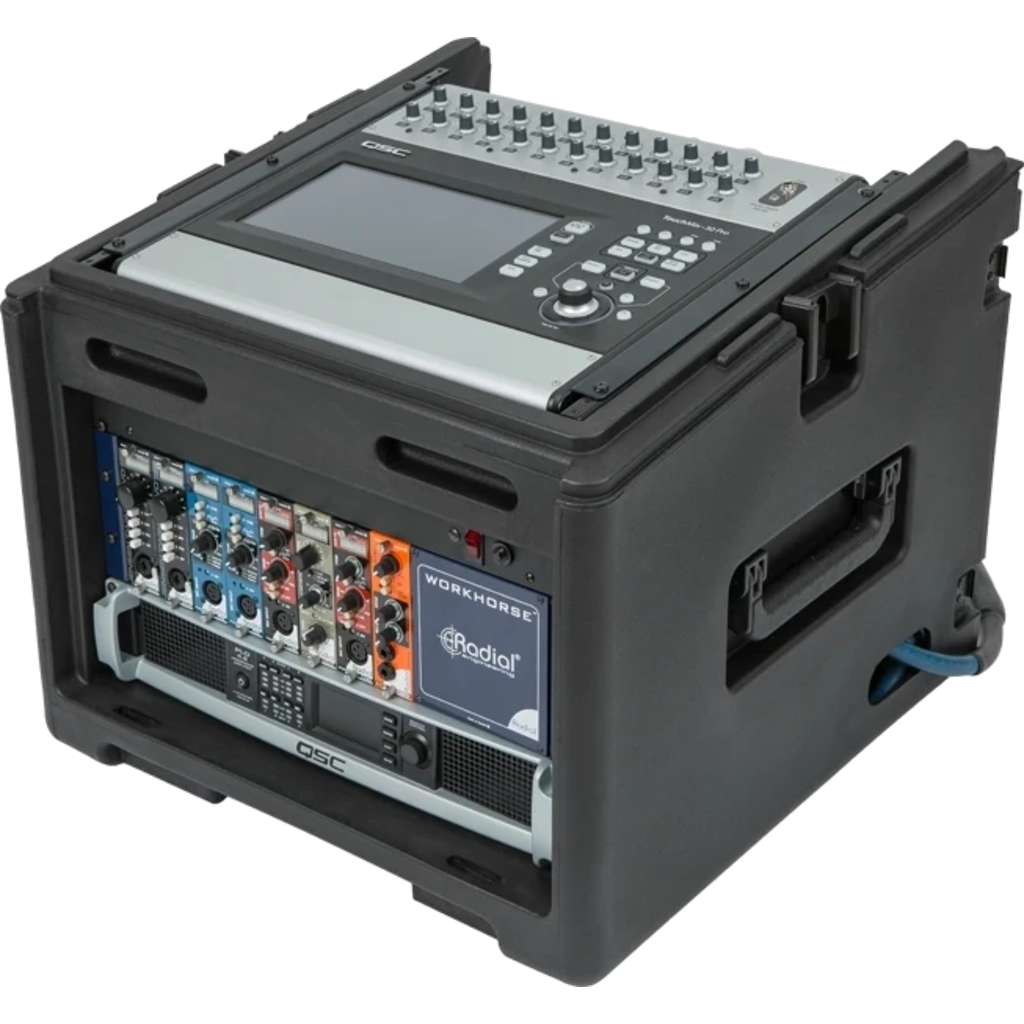 SKB Cases 1SKB-R106W – 10U/6U RotoRack med hjul og uttrekkshåndtak