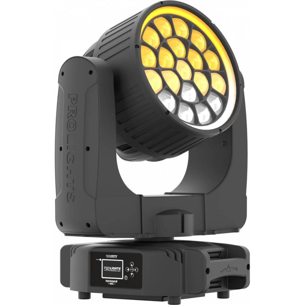 Prolights PanoramaIP WBX – 19×40W RGBW LED wash-lampe med 4,5°–36° zoom, IP65