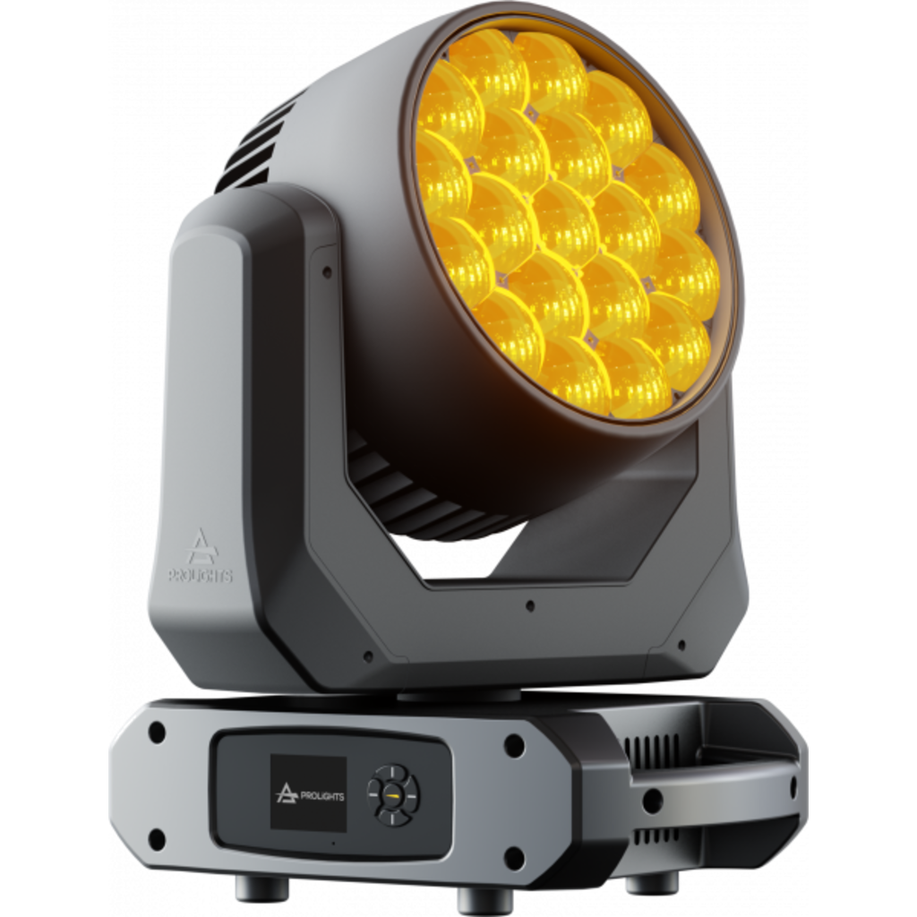 [164203] Prolights Jet Wash19 – 19×20W RGBW LED wash-lampe med 4°–52° zoom