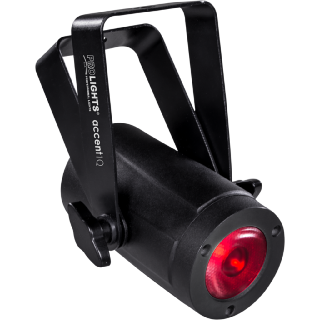 Prolights ACCENT1Q Accent1Q – 1×10W RGBW LED pinspot med 10° beam