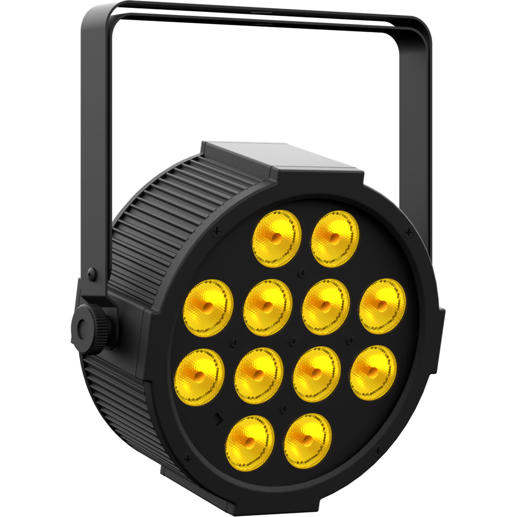 [LUMIPAR12UQ-ML] Prolights LUMIPAR12UQ – LED Par 12×4W RGBW/FC, ultraslim wash-lampe for event og installasjon 