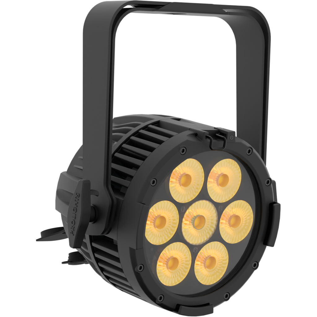 Prolights LUMIPAR7IP20D – Kompakt LED Par 7×9W RGBW/FC, IP65, 20° optikk 